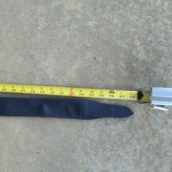 Vintage Juliette for Waist Wear Blue Leather Belt Big Bow Soft Leather - Picture 6 of 6